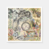 Cheshire Cat Alice Wonderland Servetten (Voorkant)