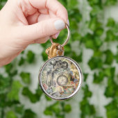 Cheshire Cat Alice Wonderland Sleutelhanger (Hand)