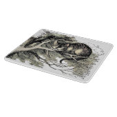 Cheshire Cat Alice Wonderland Snijplank (Hoek)