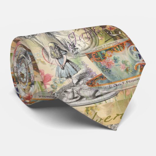 Cheshire Cat Alice Wonderland Stropdas (Opgerold)