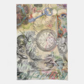 Cheshire Cat Alice Wonderland Theedoek (Verticaal)