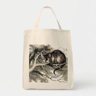 Cheshire Cat Alice Wonderland Tote Bag