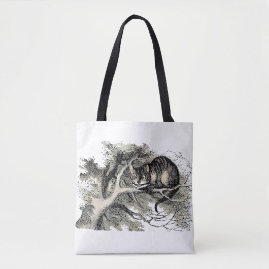Cheshire Cat Alice Wonderland Tote Bag (Voorkant)