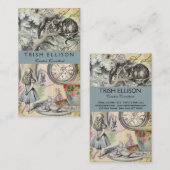 Cheshire Cat Alice Wonderland Visitekaartje (Voorkant / Achterkant)