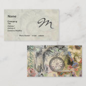 Cheshire Cat Alice Wonderland Visitekaartje (Voorkant / Achterkant)