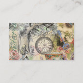 Cheshire Cat Alice Wonderland Visitekaartje (Achterkant)