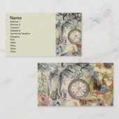 Cheshire Cat Alice Wonderland Visitekaartje (Voorkant / Achterkant)