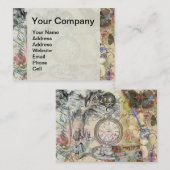 Cheshire Cat Alice Wonderland Visitekaartje (Voorkant / Achterkant)