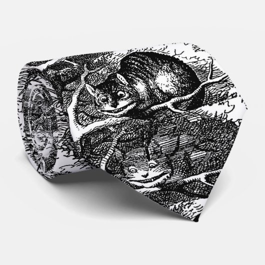 Cheshire Cat , Alice's Adventures in Wonderland Stropdas (Opgerold)