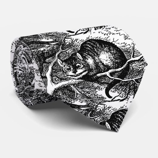 Cheshire Cat , Alice's avonturen in Wonderland ネ ク Stropdas (Opgerold)