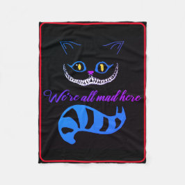 Cheshire Cat Blanket Fleece Deken