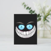 Cheshire Cat - Blue Eyes Post Card Briefkaart (Staand voorkant)