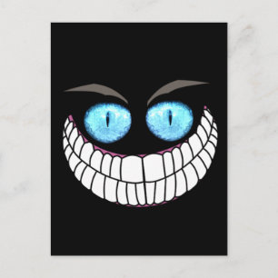 Cheshire Cat - Blue Eyes Post Card Briefkaart
