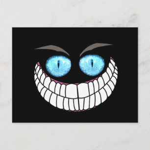 Cheshire Cat - Blue Eyes Post Card Briefkaart