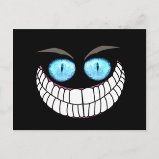 Cheshire Cat - Blue Eyes Post Card Briefkaart
