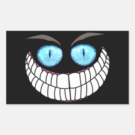 Cheshire Cat - Blue Eyes Stickers (Voorkant)