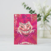Cheshire Cat Briefkaart (Staand voorkant)