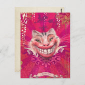 Cheshire Cat Briefkaart (Voorkant / Achterkant)