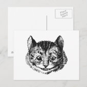 Cheshire Cat Briefkaart (Voorkant / Achterkant)