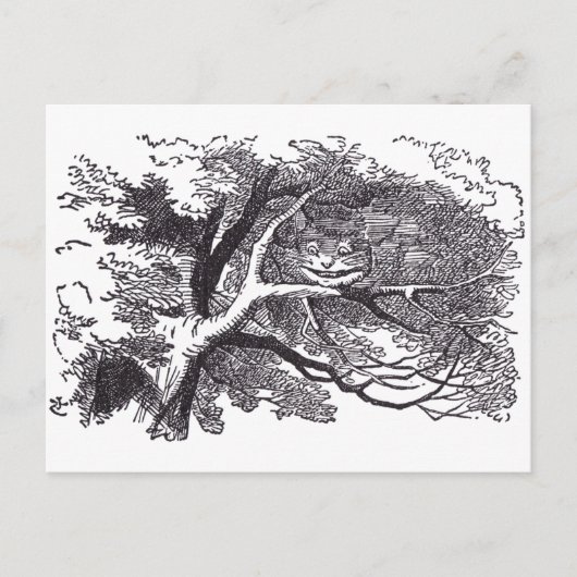 Cheshire Cat Briefkaart (Voorkant)