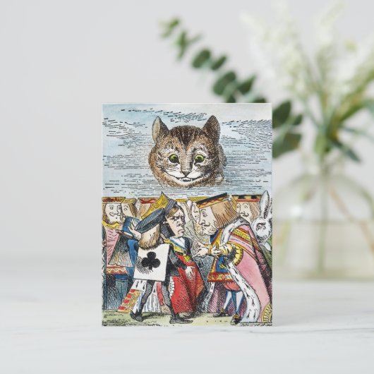 Cheshire Cat Briefkaart (Staand voorkant)