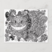 Cheshire Cat Briefkaart (Voorkant)