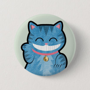 Cheshire Cat Button