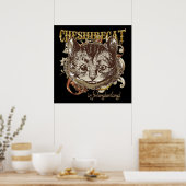 Cheshire Cat Carnivale Style (Gold Version) Poster (Keuken)