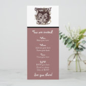 Cheshire Cat Carnivale Style Kaart (Staand voorkant)