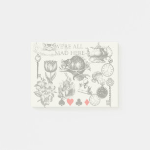 Cheshire Cat Classic Alice in Wonderland Art Post-it® Notes
