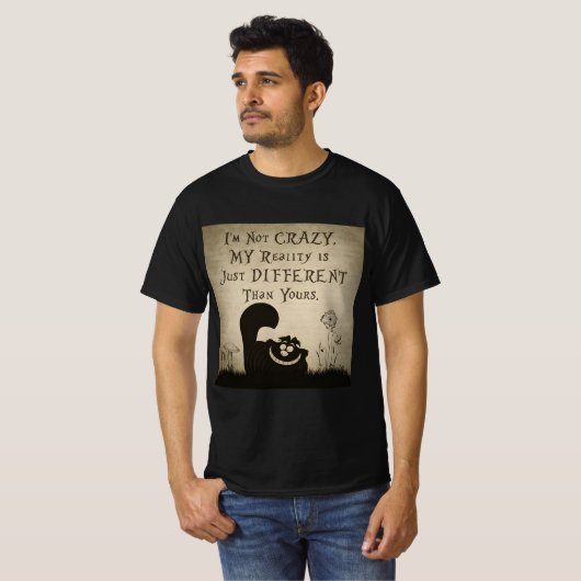 Cheshire cat classic t-shirt (Voorkant volledig)