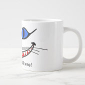 Cheshire Cat Coffee Mok (Rechts)