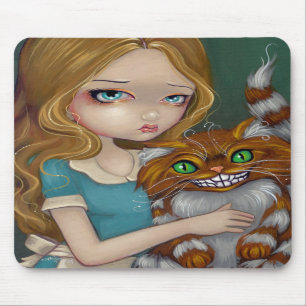 "Cheshire Cat Cuddle" Mousepad Muismat