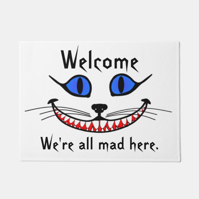 Cheshire Cat Doormat Deurmat (Voorkant)