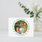 CHESHIRE CAT - ELKE PATH ZAL DAT DOEN BRIEFKAART (Staand voorkant)
