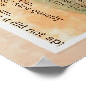 Cheshire cat en Alice Poster (Hoek)