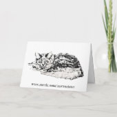 Cheshire Cat Gefeliciteerd Kaart (Achterkant)