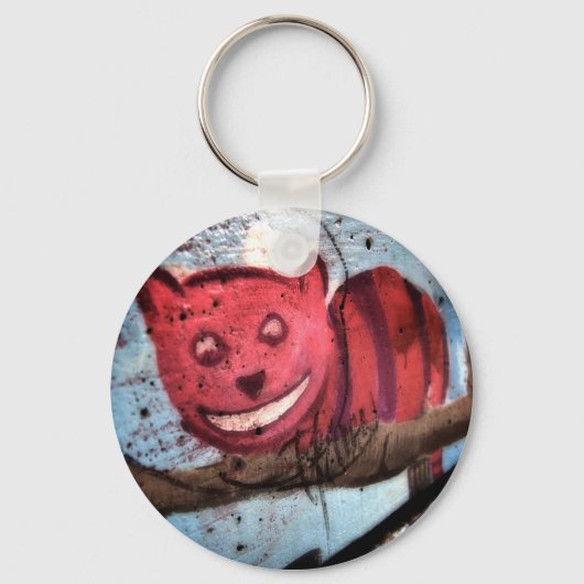 Cheshire Cat Grin Sleutelhanger (Voorkant)