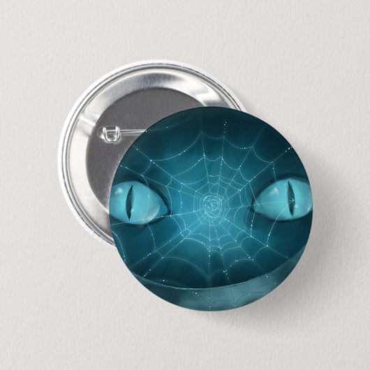 Cheshire Cat Grinning Button (Voorkant /achterkant)