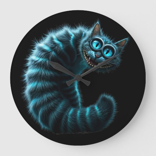 Cheshire Cat Grote Klok (Voorkant)
