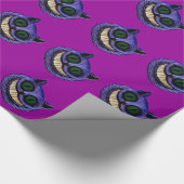 CHESHIRE CAT HEAD (Alice in Wonderland design 2) ~ Cadeaupapier (Hoek)