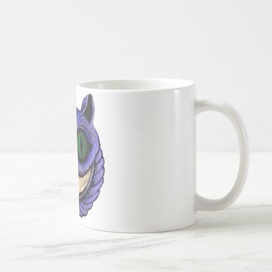 CHESHIRE CAT-HOOFD (ontwerp 1) Koffiemok (Rechts)