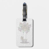 Cheshire Cat Hot Air ballon Bagagelabel (Achterkant verticaal)