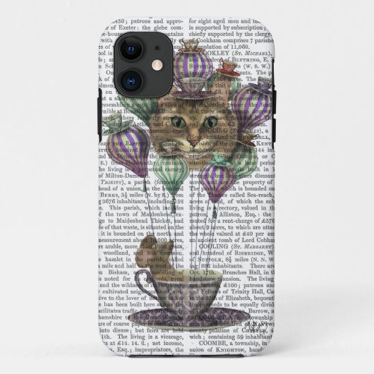 Cheshire Cat Hot Air ballon Case-Mate iPhone Case (Achterkant)