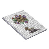 Cheshire Cat Hot Air ballon Notitieboek (Rechterzijde)