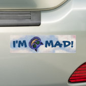 CHESHIRE CAT "IK BEN GEMAAKT!" ~ BUMPERSTICKER (Op auto)