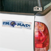 CHESHIRE CAT "IK BEN GEMAAKT!" ~ BUMPERSTICKER (Op Truck)