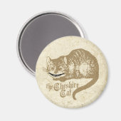 Cheshire Cat Illustratie Magneet (Voorkant / Achterkant)