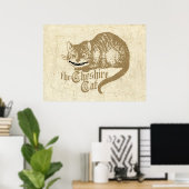 Cheshire Cat Illustratie Poster (Thuiskantoor)