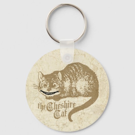  Cheshire Cat Illustratie Sleutelhanger (Voorkant)
